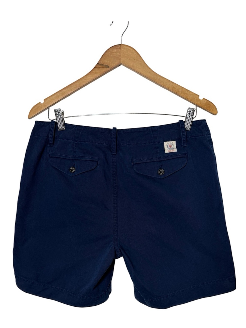 Lauren Ralph Lauren Navy Cotton Shorts Size 8 Petite - Picture 2 of 7